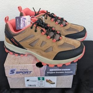 New Skechers S Sport Women's Elayna Outdoors Trail Hiking Shoes, Size 9